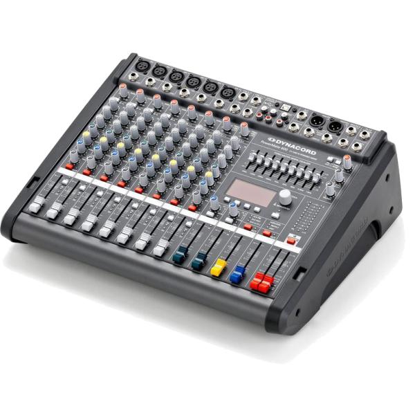 Dynacord Mixer POWERMATE 600-3 - مكسر صوت الماني مع باور من ديناكورد 6 لواقط مع برامج الصدى المميزة مناسب للمساجد والمناسبات